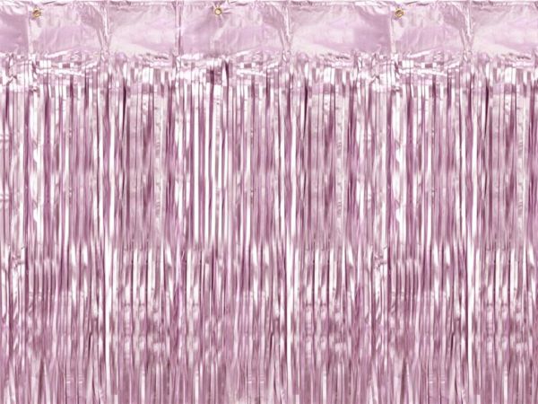 Lametta Vorhang Rosa 0,9 x 2,5 m