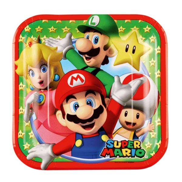 Super Mario 8 Teller 18 cm
