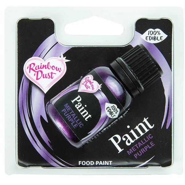 Metallic Food Paint Purple