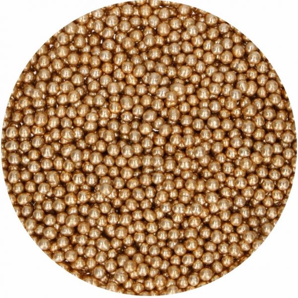 Zuckerperlen Vintage Gold klein
