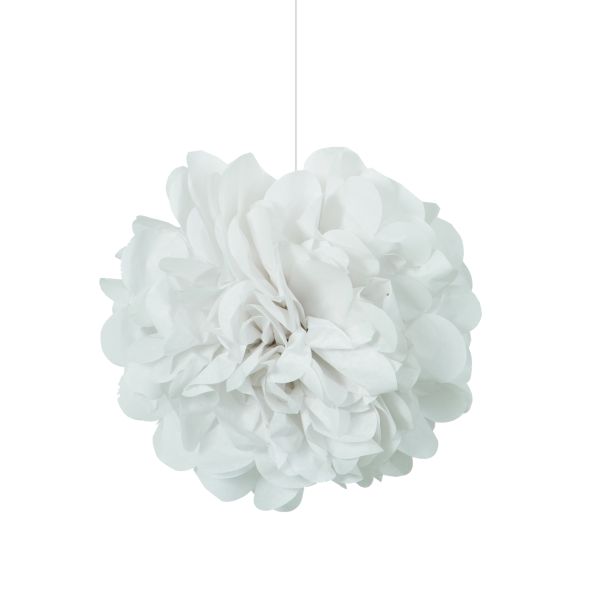 Pompom White 23 cm/3