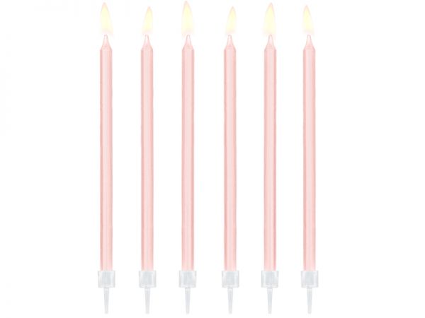 Kerzen Light Pink 14 cm