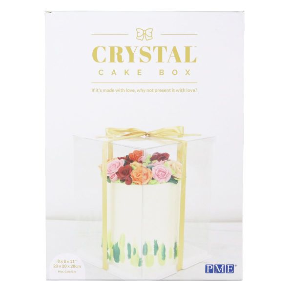 PME Crystal Cake Box 20cm