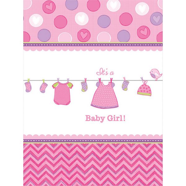 Shower with Love Girl Tischdecke