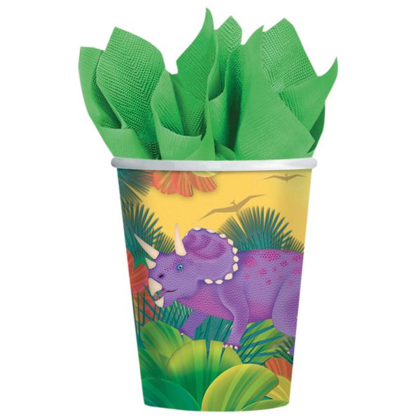 Prehistoric Party Pappbecher 266 ml/8