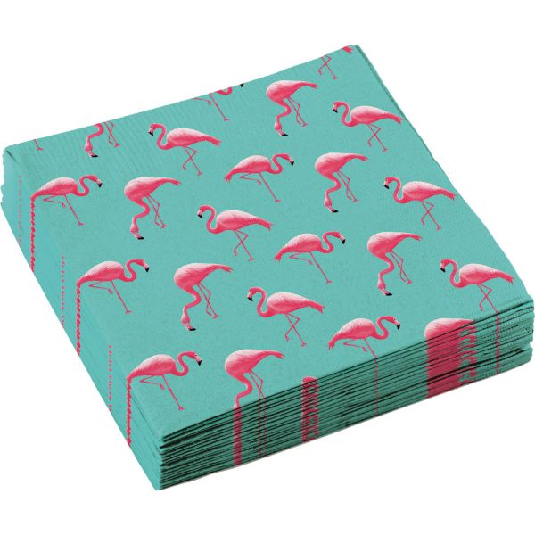 Servietten Flamingo