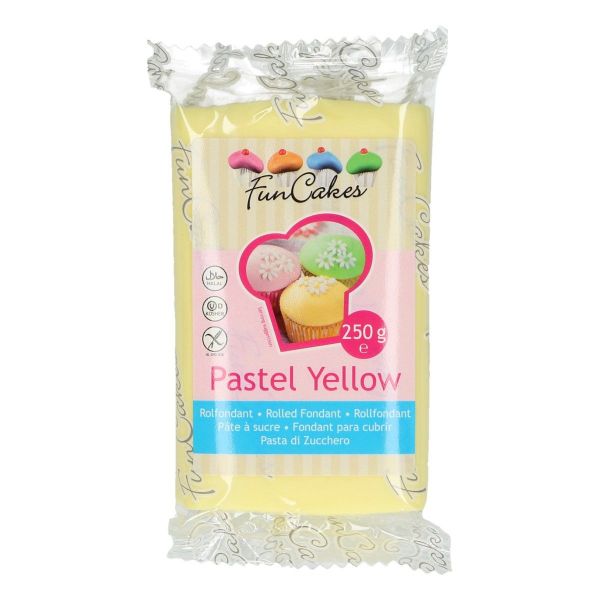 Rollfondant Pastel Yellow 250 g
