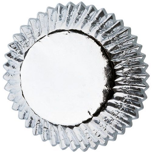 Muffinförmchen Metallic Silber