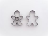 Ausstecher Set Gingerman mit Herz /2 Ausstecher Set Gingerman mit Herz /2