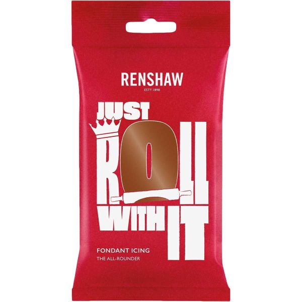 Renshaw Rollfondant Pro Dark Brown 250 g