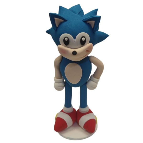 Sonic Zuckerfigur - handgefertigt