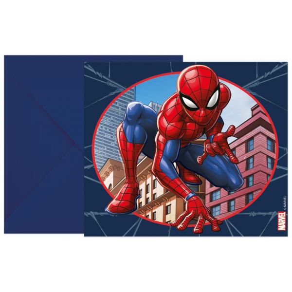 Spiderman Crime Fighter Einladungskarten/6