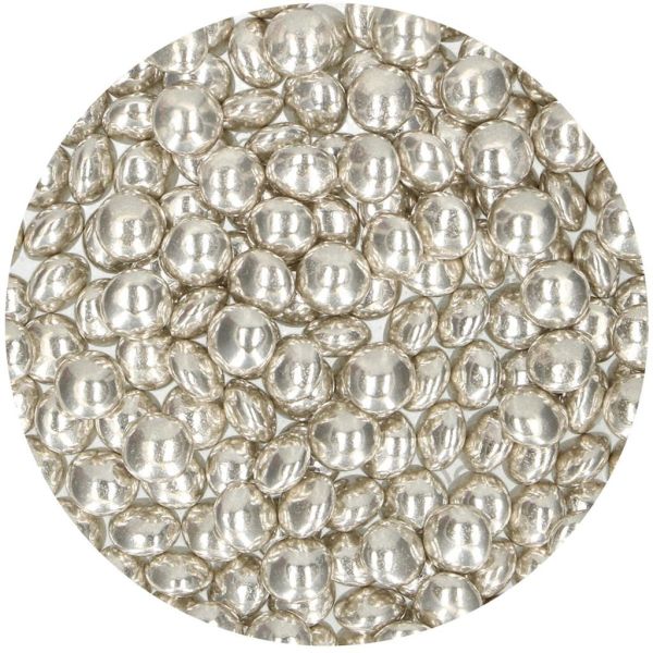 Schokodragees Metallic Silver