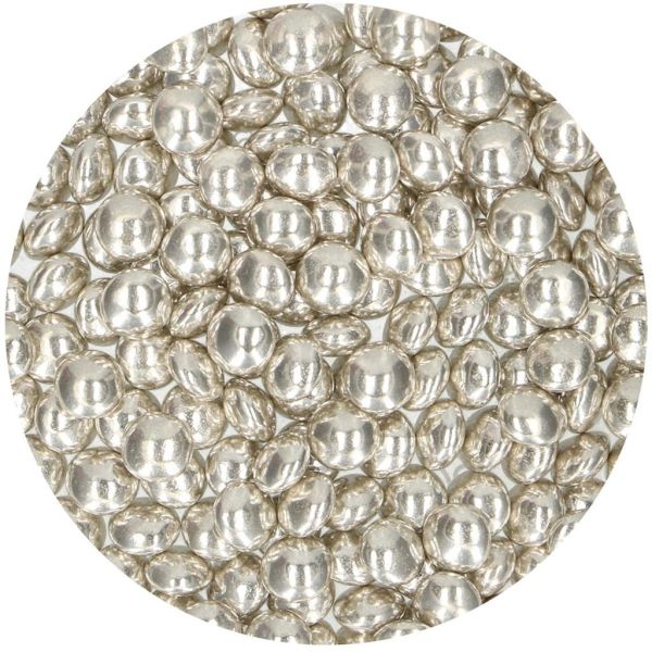 Schokodragees Metallic Silver