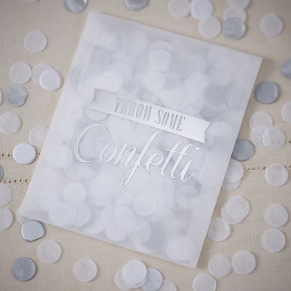 Confetti Silber Vintage Affair