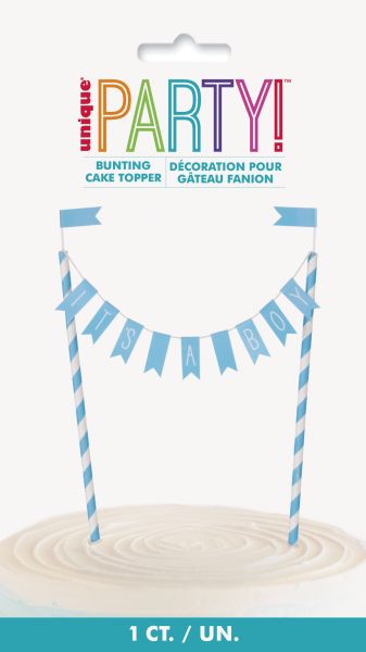 Its a Boy Wimpel Cake Topper