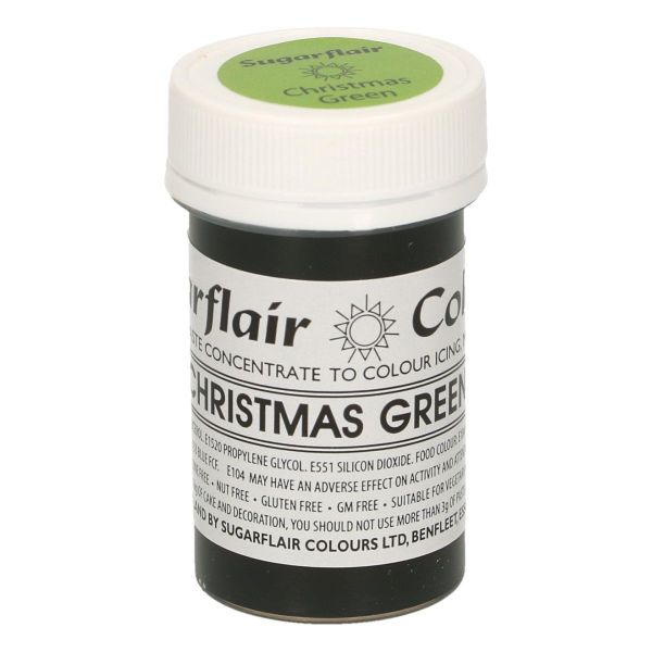 Sugarflair Pastenfarbe - Christmas Green