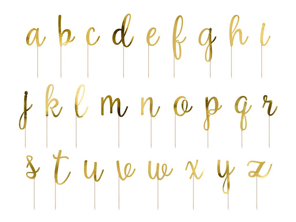 Cake Topper Alphabet 9,5 12 cm www.tortenwelt.at