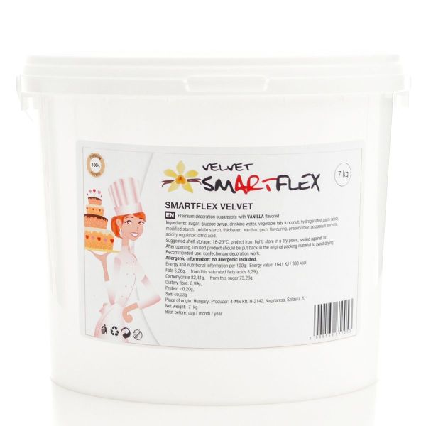 Smartflex Fondant Weiß Kübel 7kg