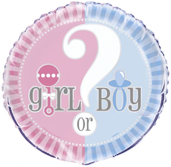 Gender Reveal Folienballon 45 cm