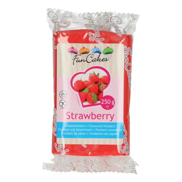 Rollfondant Strawberry 250 g