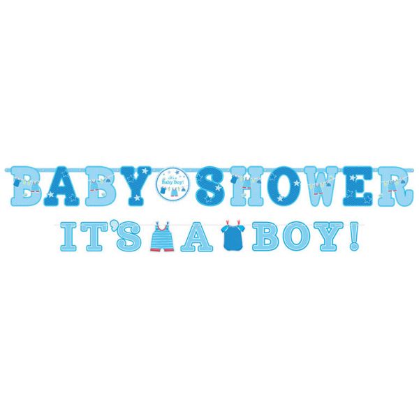 Baby Shower Boy Banner