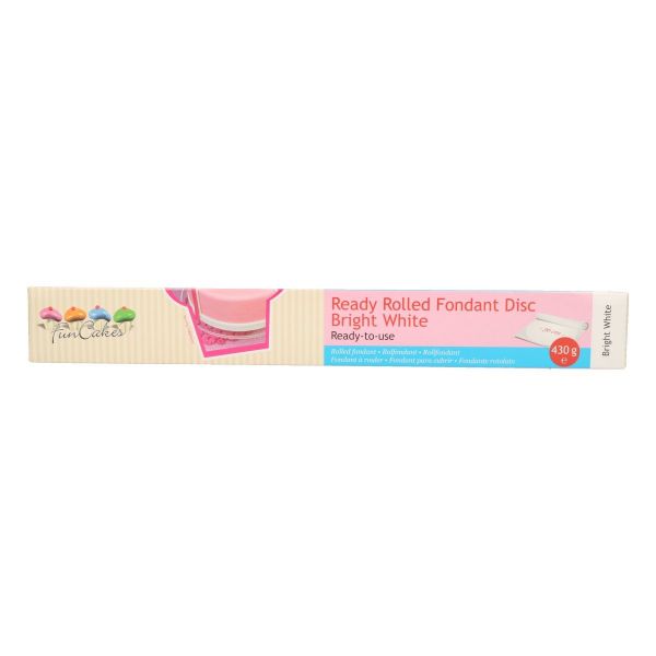 Funcakes Ausgerolltes Fondant Weiß