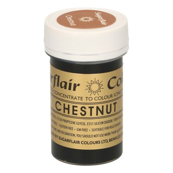 Sugarflair Pastenfarbe - Chestnut