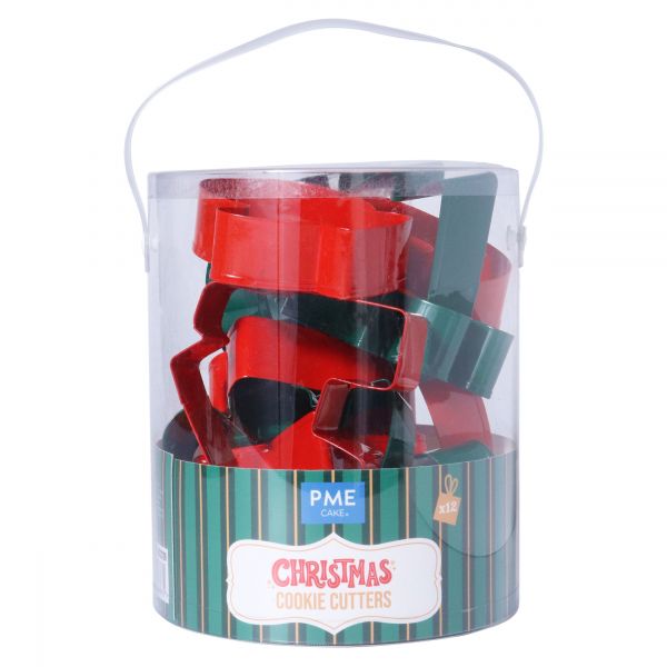 Weihnachts-Keksausstecher-Set 12-teilig