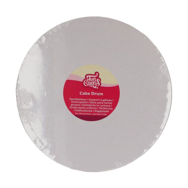 Cake Drum Weiß Rund 27,5 CM