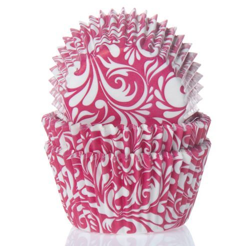 HOM Muffin Förmchen Vintage Himbeerrosa