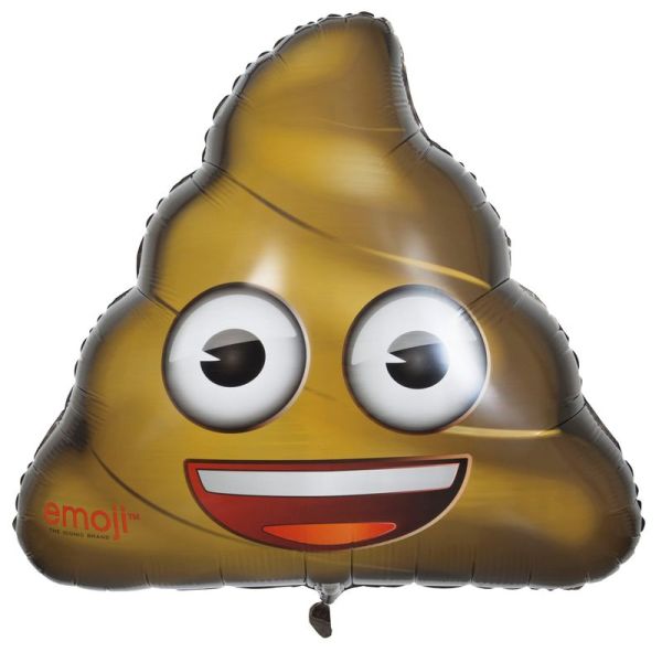 Emoji Poop Folienballon 81 cm