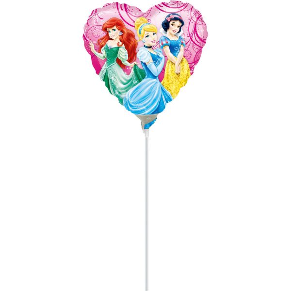 Prinzessin Herz Mini-Folienballon