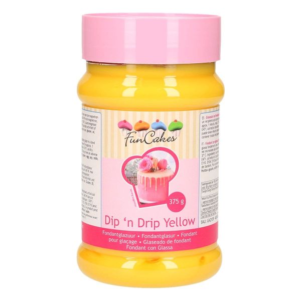 Fondant Glasur Gelb 375 g