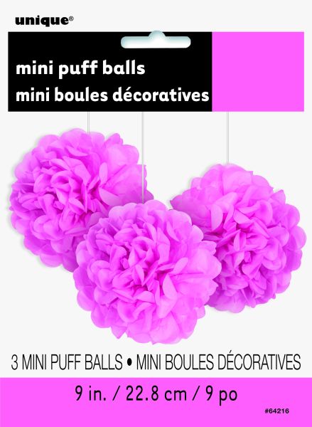 Pompom Hot Pink 23 cm/3