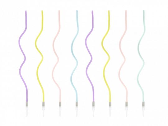 Kerzen Curl Mix 14 cm