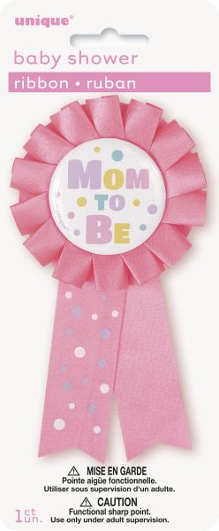 Mom To Be Ribbon Pink