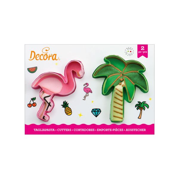 Ausstecher-Set Flamingo