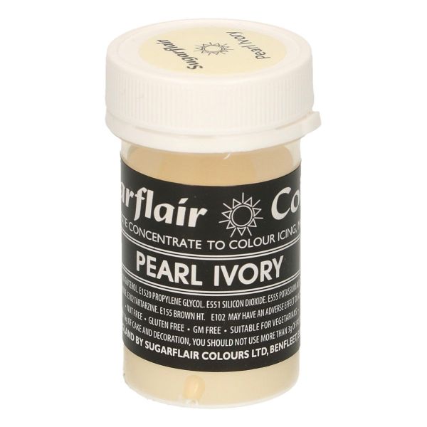 Sugarflair Pastenfarbe Pastel - Pearl Ivory