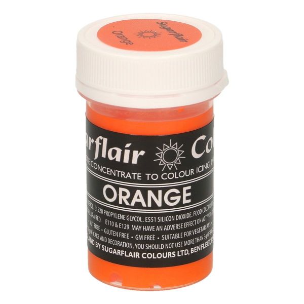 Sugarflair Pastenfarbe Pastel Orange