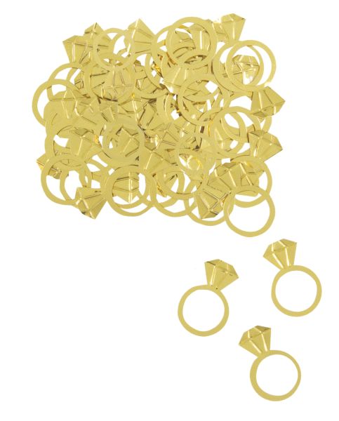 Diamantring Konfetti Gold