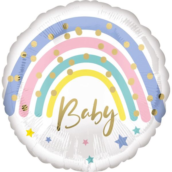 Rainbow Baby Folienballon 43cm