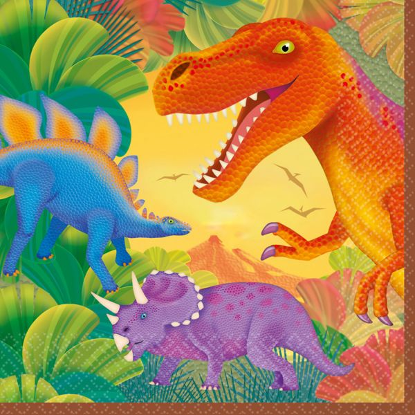 Prehistoric Party Servietten