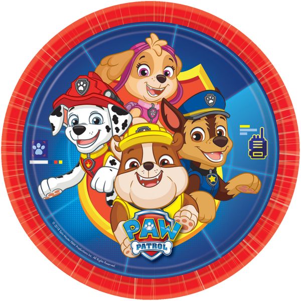 Paw Patrol Pappteller 23 cm/8