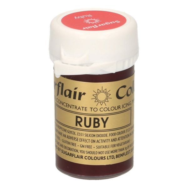 Sugarflair Pastenfarbe - Ruby