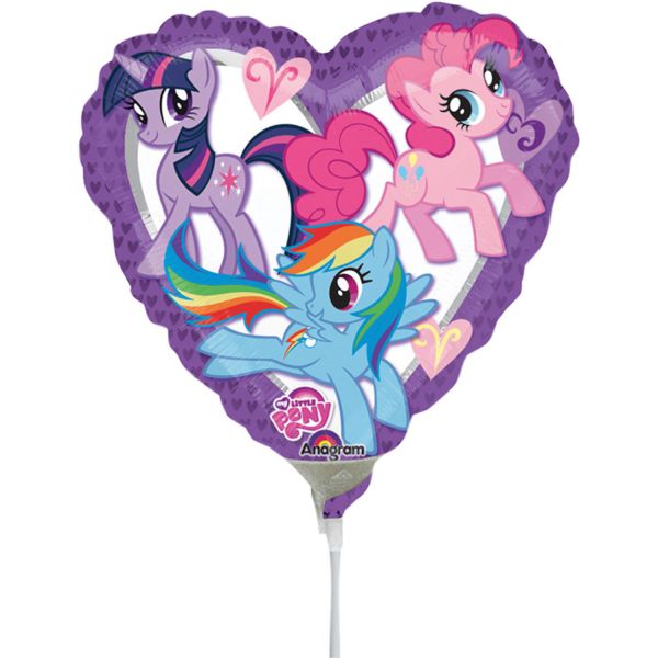 Little Pony Herz Mini-Folienballon