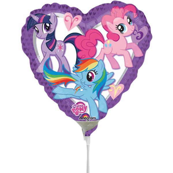 Little Pony Herz Mini-Folienballon