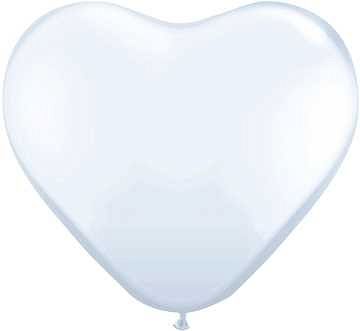 Ballon Herzen Pastel White/6