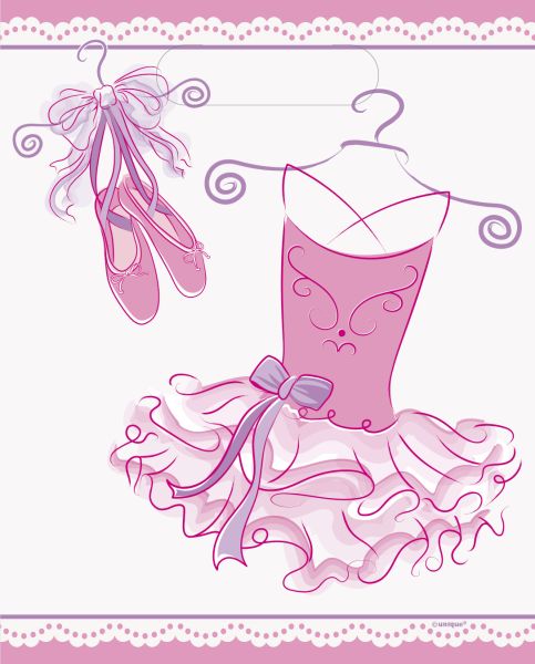 Pink Ballerina Party Bag