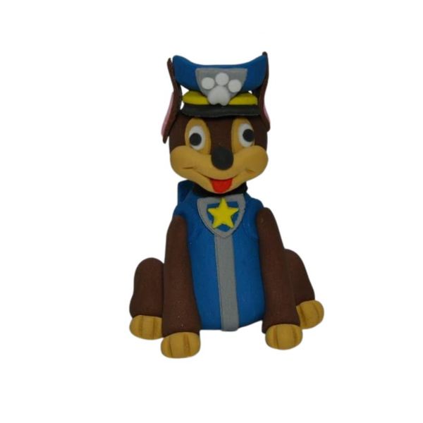 Paw Patrol Chase Zuckerfigur - handgefertigt